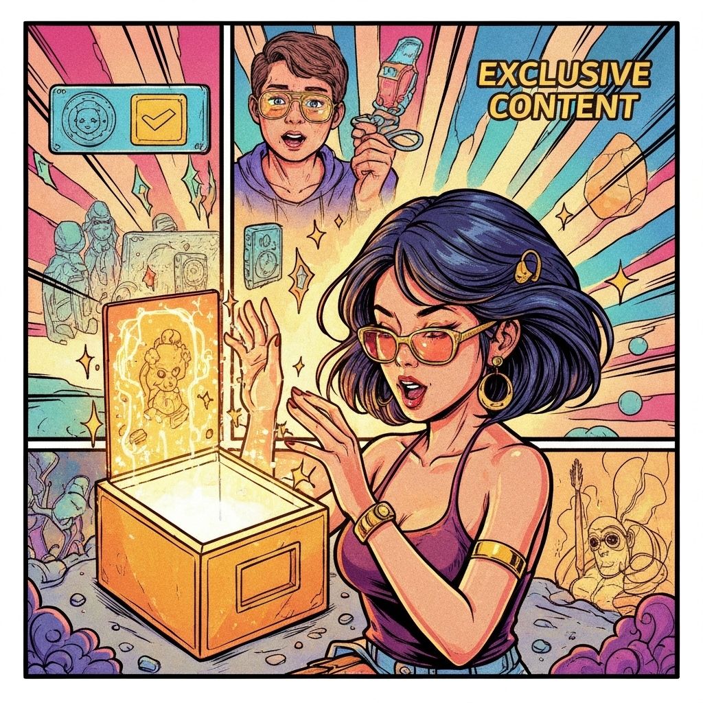 メンバー限定コンテンツ配信のイラスト