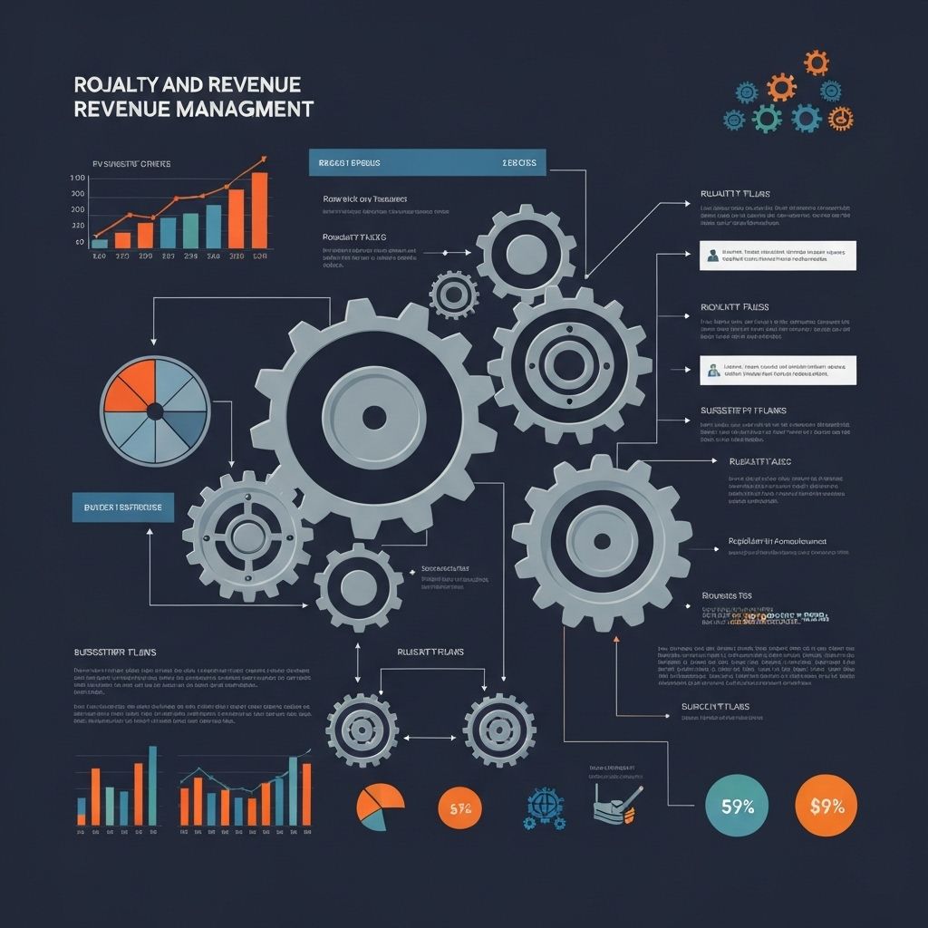 ロイヤリティ管理システムのイラスト